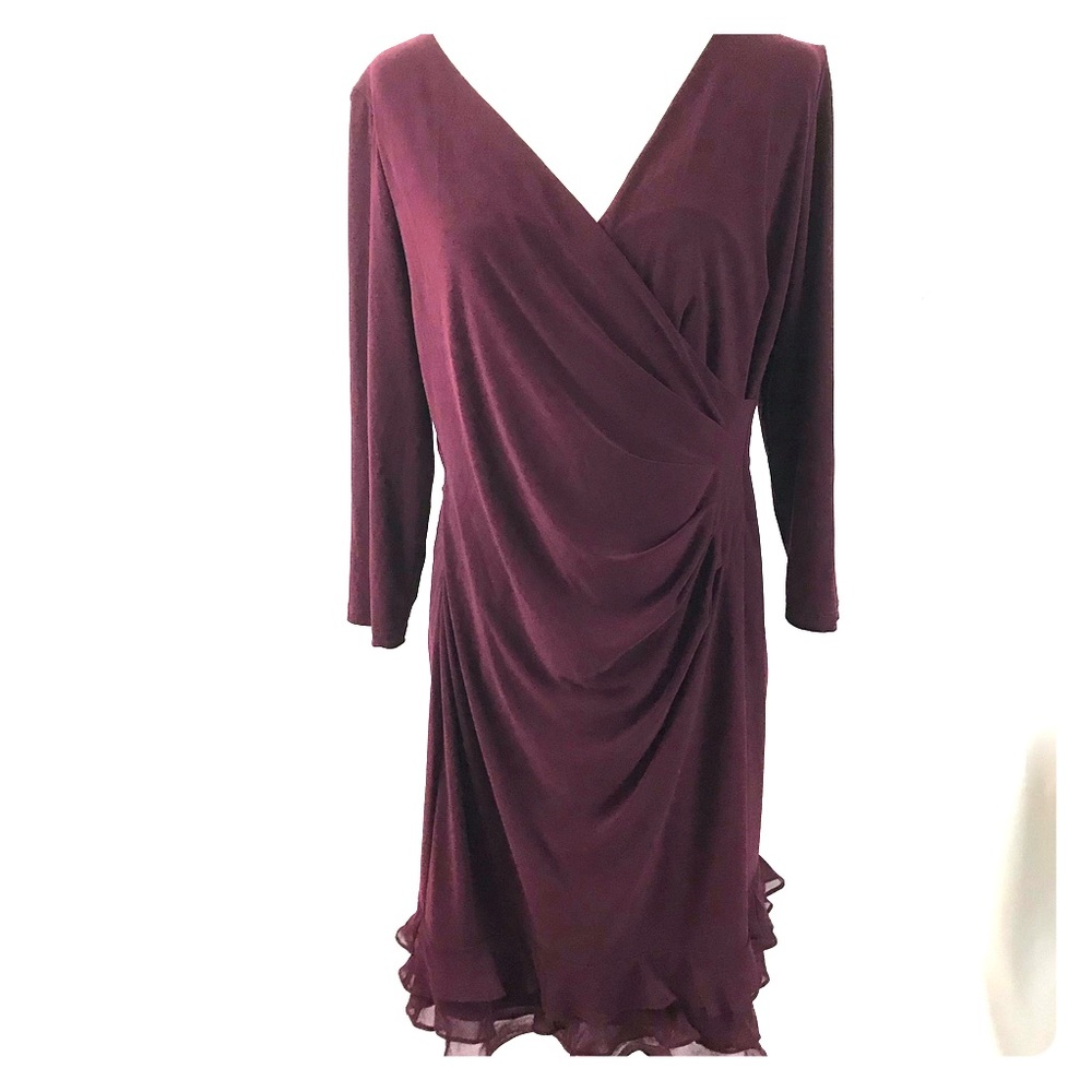 Wine shift dress (#178)